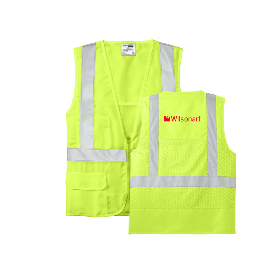 Safety Yellow ANSI 107 Class 2 Safety Vest-Wilsonart