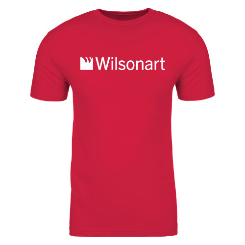 Next Level Red Sueded T Shirt-Wilsonart