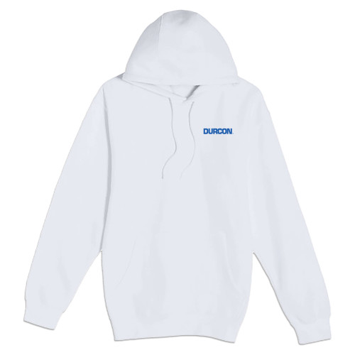 Lane Seven White Fleece Pullover Hoodie-Durcon
