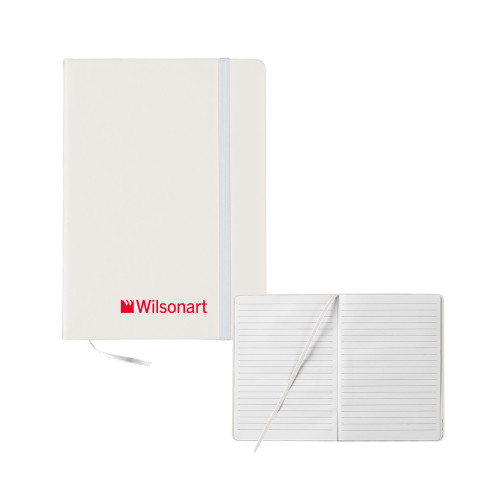 5x7 White Hard Cover Journal-Wilsonart