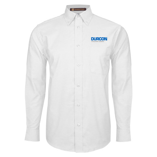 White Oxford Long Sleeve Shirt-Durcon A Wilsonart Company