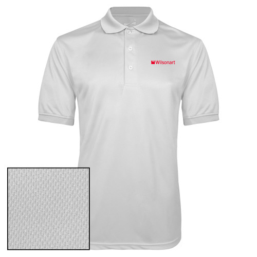 White Dry Mesh Polo-Wilsonart