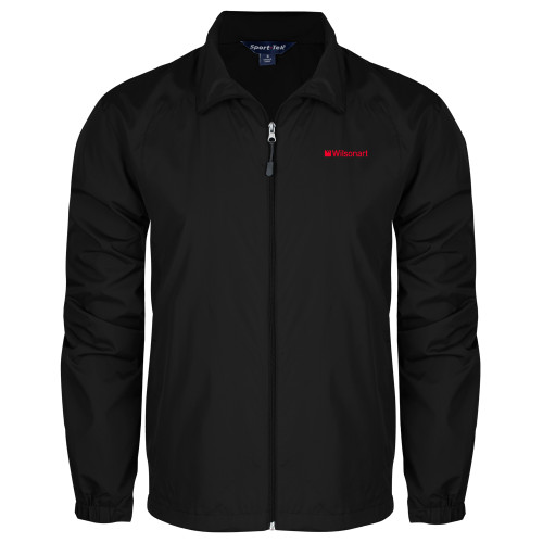 Black Full Zip Wind Jacket-Wilsonart