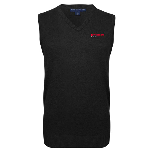 Black VNeck Sweater Vest-Wilsonart Distribution