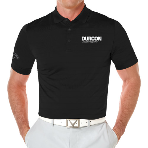 Callaway Black Opti Vent Polo-Durcon A Wilsonart Company