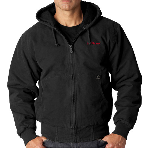 DRI DUCK Black Cheyenne Hooded Jacket-Wilsonart