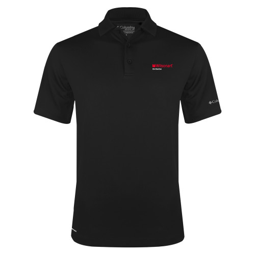 Columbia Black Omni Wick Drive Polo-Wilsonart Distribution