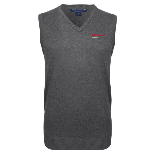 Charcoal VNeck Sweater Vest-Wilsonart Distribution