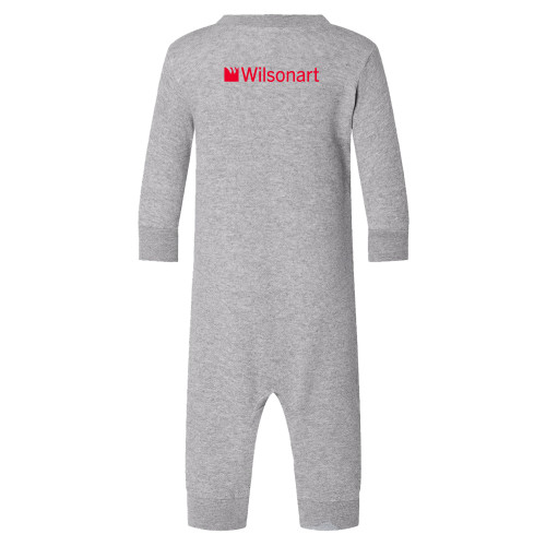 Heather Grey Fleece Onesie-Wilsonart