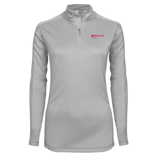 Syntrel Womens Platinum Interlock 1/4 Zip-Wilsonart Distribution