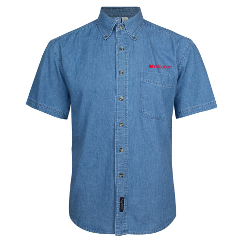 Denim Shirt Short Sleeve-Wilsonart