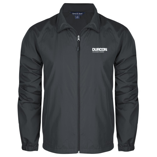 Charcoal Full Zip Wind Jacket-Durcon A Wilsonart Company