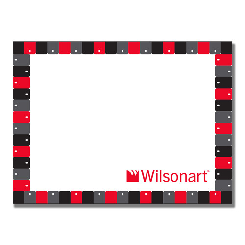 6 1/4 x 4 5/8 Flat Cards w/Blank Envelopes 10/pkg-Wilsonart Notecard w/ Blocks