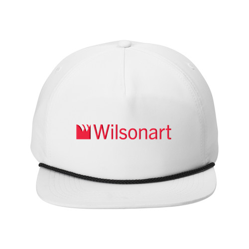 Retro White/Black Rope Cap-Wilsonart
