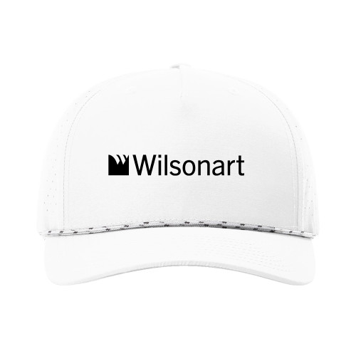 Richardson 355 White Laser Performance Rope Cap-Wilsonart