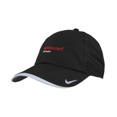 Nike Black Dri Fit Perforated Hat-Wilsonart Distribution