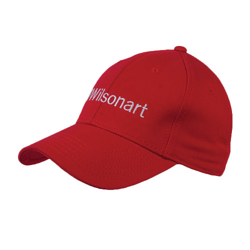 Red Structured Adjustable Pro Style Hat-Wilsonart
