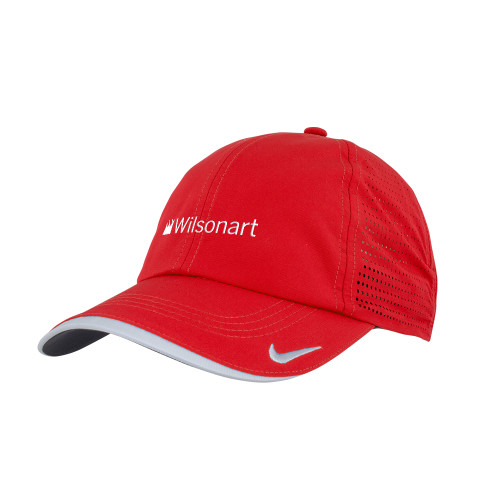 Nike Red Dri Fit Perforated Hat-Wilsonart