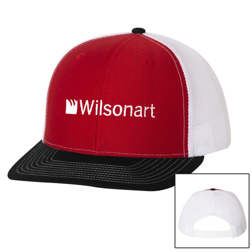 Richardson Red/White/Black Trucker Hat-Wilsonart