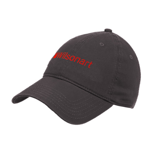 Charcoal Unstructured Adjustable Low Profile Hat-Wilsonart