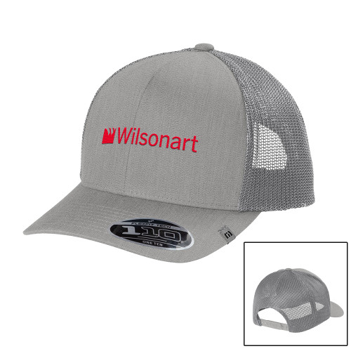 TravisMathew Light Grey Trucker Cap-Wilsonart