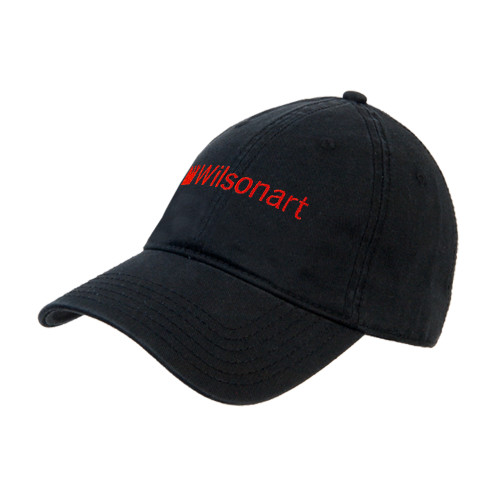 Black Unstructured Adjustable Low Profile Hat-Wilsonart