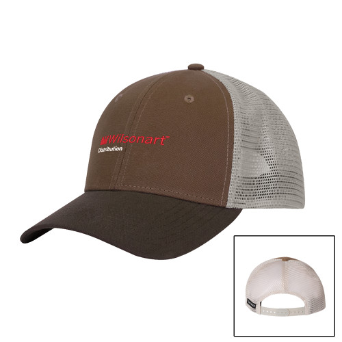 DRI DUCK Hudson Field Khaki/Tobacco Trucker Hat-Wilsonart Distribution