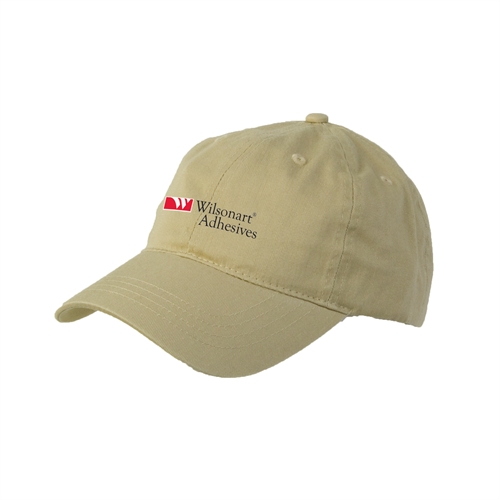 Khaki Unstructured Adjustable Low Profile Hat-Wilsonart