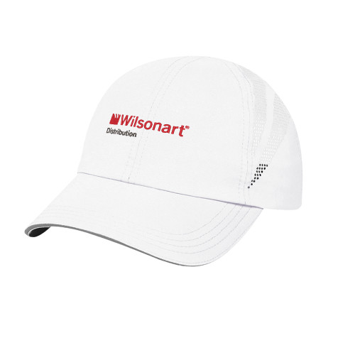 Womens White Performance Cap-Wilsonart Distribution