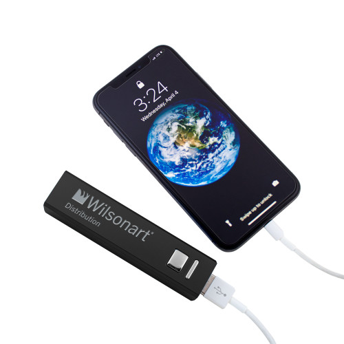 Aluminum Black Power Bank-Wilsonart Distribution Engraved