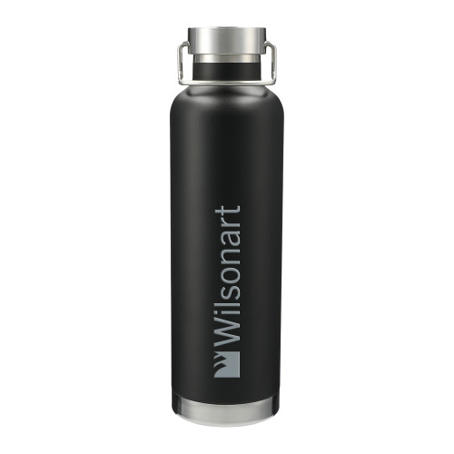Thor Copper Vacuum Insulated Black Bottle 32oz-Wilsonart Engraved