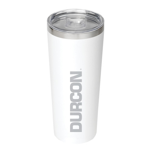 Thor Vacuum Insulated White Tumbler 22oz-Durcon Engraved