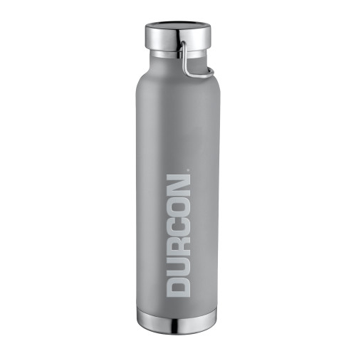 Thor Copper Vacuum Insulated Grey Bottle 22oz-Durcon Engraved
