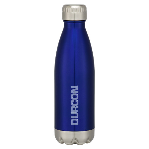Swig Stainless Steel Blue Bottle 16oz-Durcon Engraved