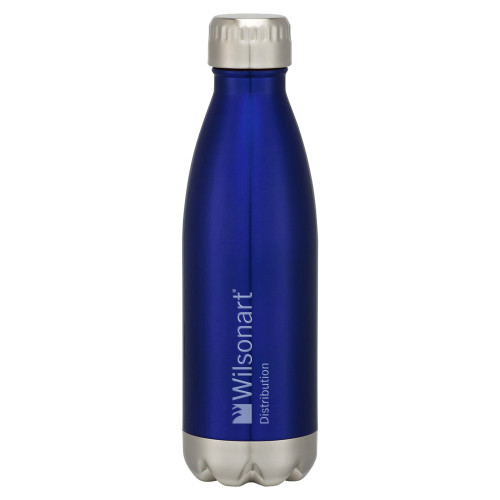 Swig Stainless Steel Blue Bottle 16oz-Wilsonart Distribution Engraved