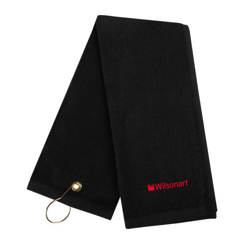 Black Golf Towel-Wilsonart