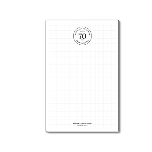 Personalized Notepads 8 1/2 x 5 1/2, 50 sheets/pad-Wilsonart 70th Anniversary Notepad