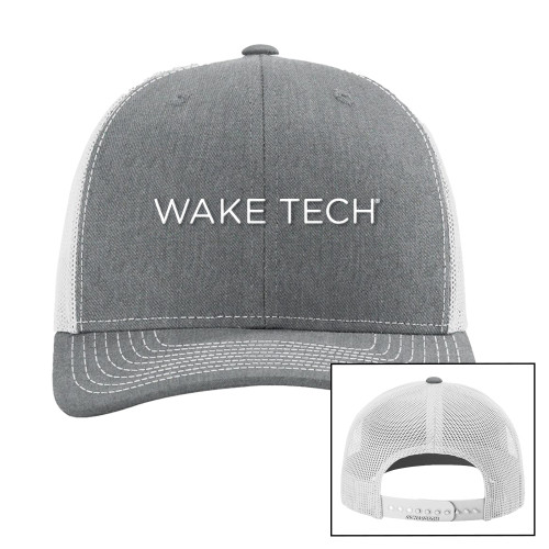 Wake Tech Richardson Heather Grey/Light Grey Trucker Hat