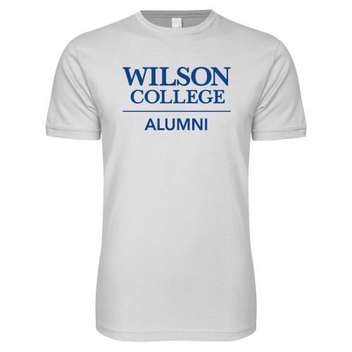  Next Level White SoftStyle T Shirt - Wilson College Alumni
