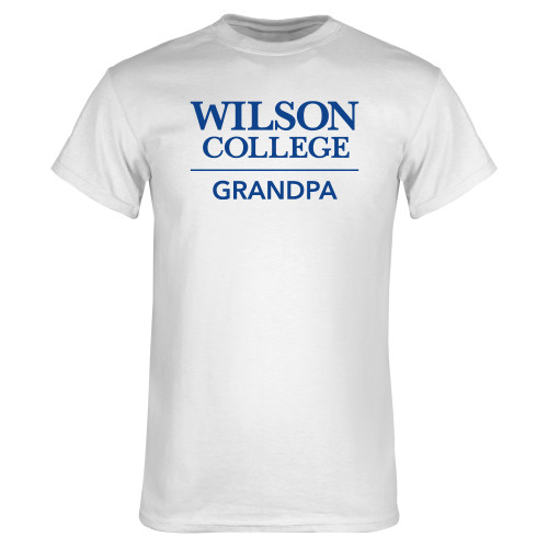 White T Shirt - Wilson College Grandpa