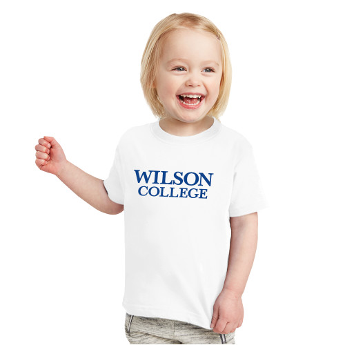  Toddler White T Shirt - Wilson College Primary Mark