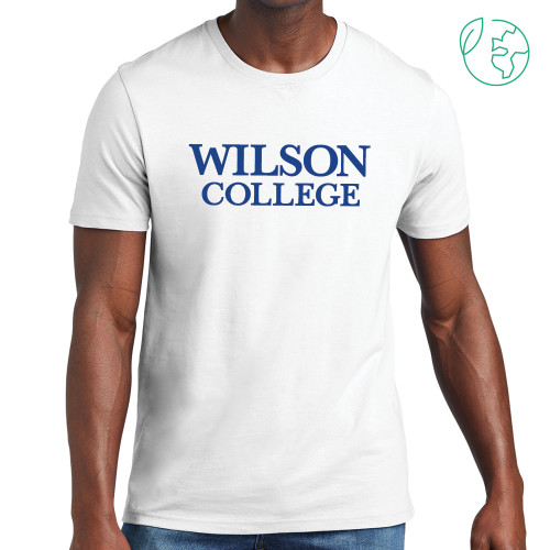  Allmade White Organic Cotton Tee - Wilson College Primary Mark