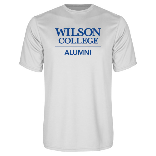  White Performance Tee - Wilson College Alumni