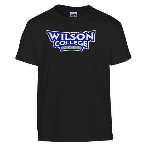 Youth Black T Shirt - Wilson College Golf