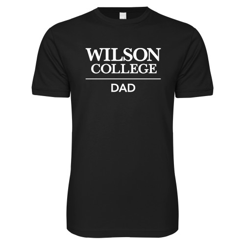  Next Level Black SoftStyle T Shirt - Wilson College Dad
