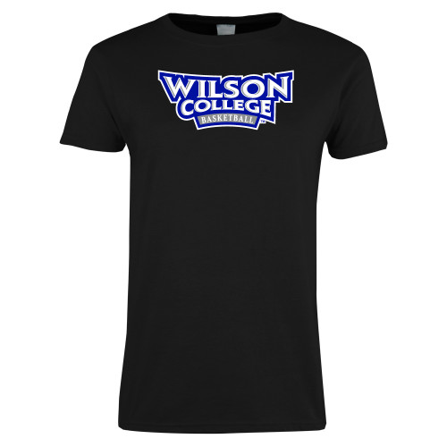  Womens Black Short Sleeve Tee - Wilson College Basketball