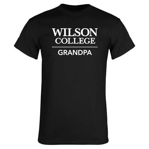  Black T Shirt - Wilson College Grandpa