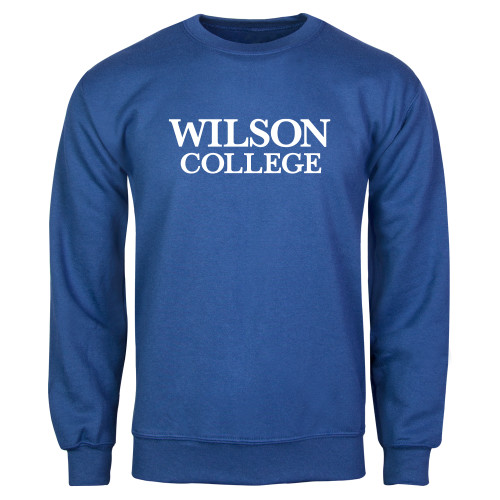  Royal Fleece Crew - Wilson College Primary Mark