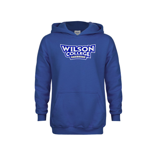  Youth Royal Fleece Hoodie - Wilson College Lacrosse