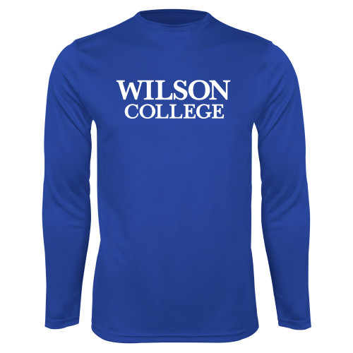  Royal Performance Long Sleeve Shirt - Wilson College Primary Mark